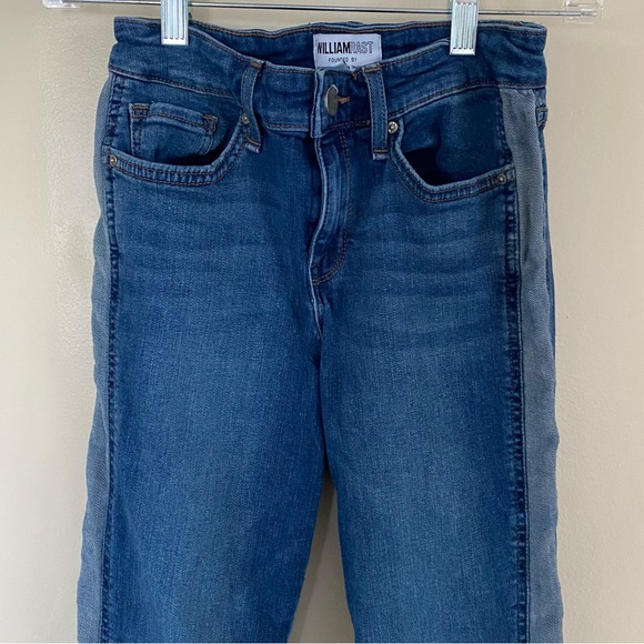 Skinny Jeans William Rast Two Tone Denim Jeans Size 25 - Picture 3 of 8